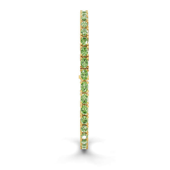 10kt Yellow Gold Aldea Oval Lab Diamond Tennis Bracelet (3 Ct. Tw.) standing product image one