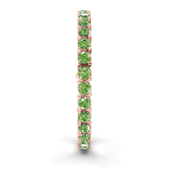 10kt Rose Gold Aelia Round Lab Diamond Tennis Bracelet (20 Ct. Tw.) left