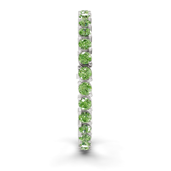10kt White Gold Aelia Round Lab Diamond Tennis Bracelet (7 Ct. Tw.) left