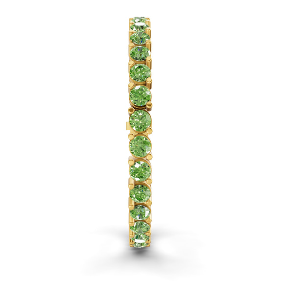 10kt Yellow Gold Aelia Round Lab Diamond Tennis Bracelet (2 Ct. Tw.) left