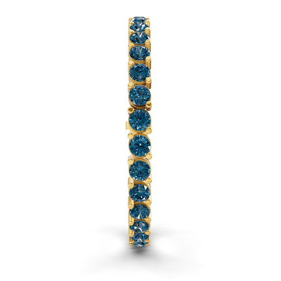14kt Yellow Gold Aelia Round Lab Diamond Tennis Bracelet (2 Ct. Tw.) left