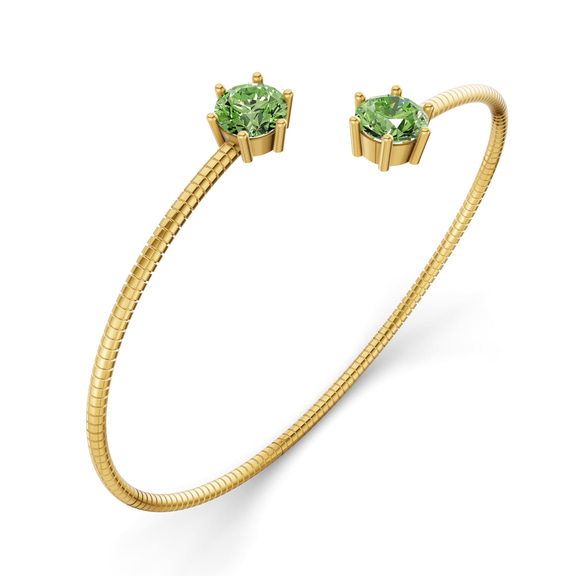 14kt Yellow Gold Elora Flexi Lab Diamond Bangle Bracelet (1 Ct. Tw.) right