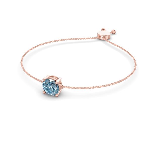 14ct Rose Gold Paula Round Fashion Bracelet (3/4 Ct. Tw.) side right image one