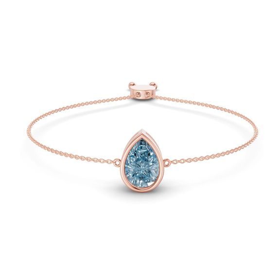 14kt Rose Gold Michelle Pear Fashion Bracelet (3/4 Ct. Tw.) front image