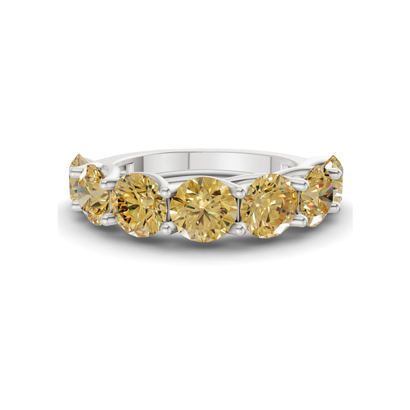9ct White Gold Valentina Round Lab Diamond Anniversary Band (2 Ct. Tw.) front image