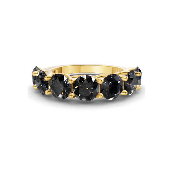 14kt Yellow Gold Leandra Round Lab Diamond Anniversary Band (1 Ct. Tw.) front image