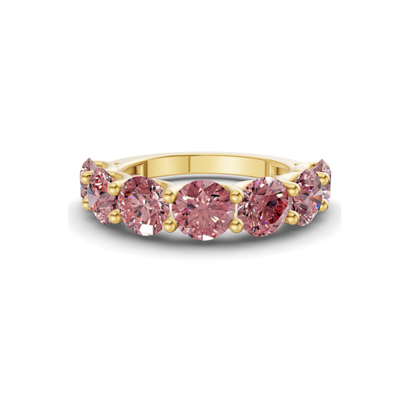 14kt Yellow Gold Raquel Round Lab Diamond Anniversary Band (2 Ct. Tw.) front image
