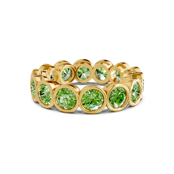 14kt Yellow Gold Dream Round Bezel Lab Diamond Eternity Ring (6 Ct. Tw.) front image