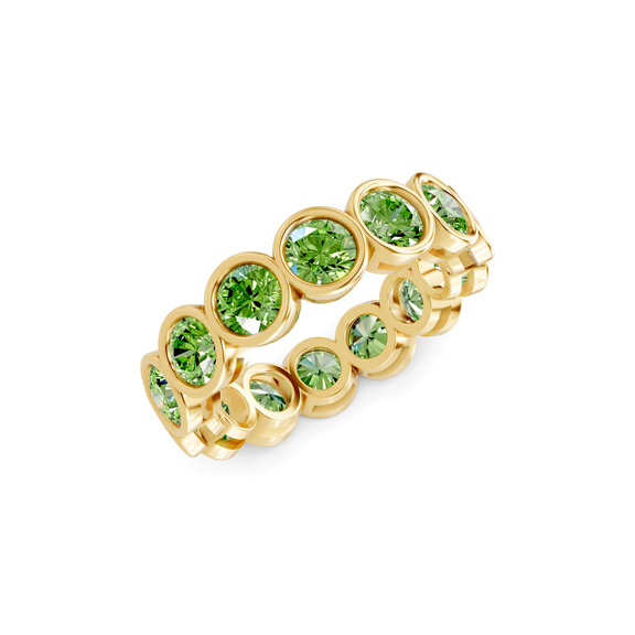 14kt Yellow Gold Dream Round Bezel Lab Diamond Eternity Ring (6 Ct. Tw.) right