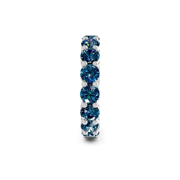 Platinum Elysia Round Lab Diamond Eternity Ring (3 Ct. Tw.) standing product image one
