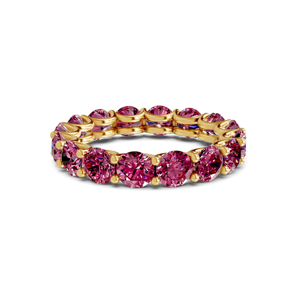 14kt Yellow Gold Neveah Round Lab Diamond Eternity Ring (2 Ct. Tw.) front image