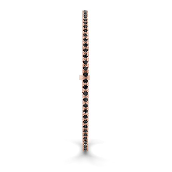 9ct Rose Gold Darcy Round Lab Diamond Tennis Bracelet (2 Ct. Tw.) standing product image one