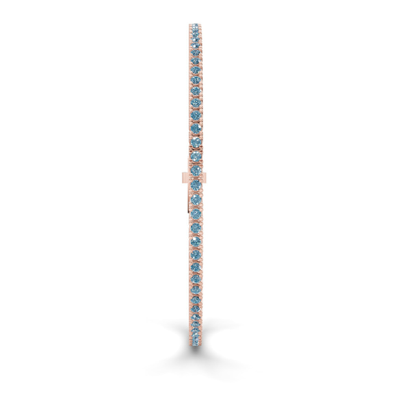 14kt Rose Gold Darcy Round Lab Diamond Tennis Bracelet (2 Ct. Tw.) standing product image one