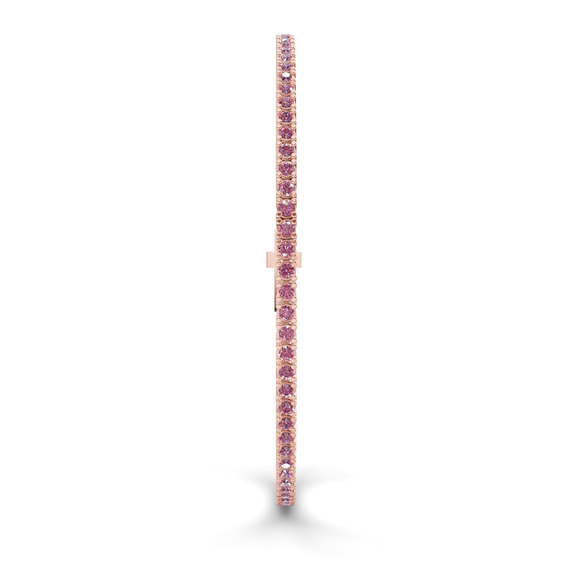 10kt Rose Gold Darcy Round Lab Diamond Tennis Bracelet (2 Ct. Tw.) standing product image one