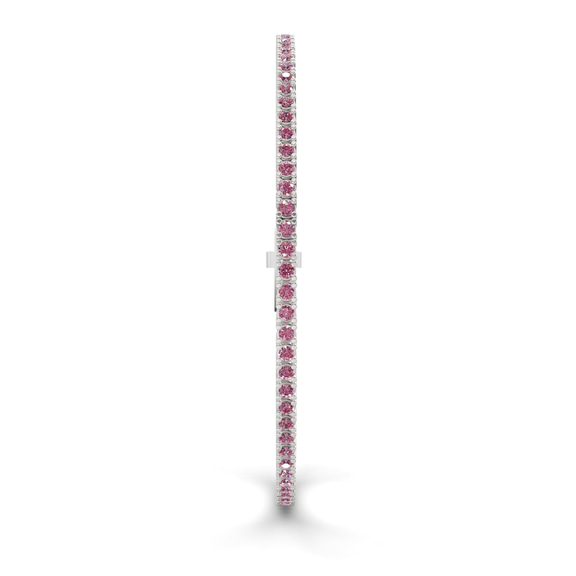 Platinum Darcy Round Lab Diamond Tennis Bracelet (2 Ct. Tw.) standing product image one