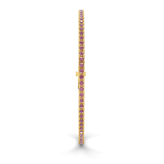 10kt Yellow Gold Darcy Round Lab Diamond Tennis Bracelet (2 Ct. Tw.) standing product image one