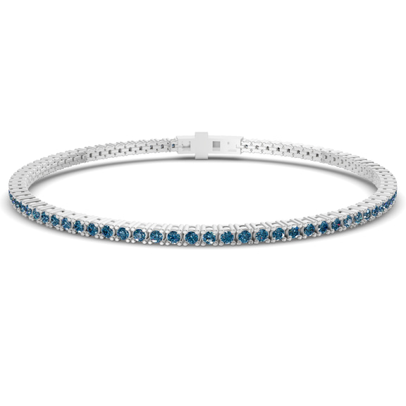 10kt White Gold Darcy Round Lab Diamond Tennis Bracelet (10 Ct. Tw.) front image