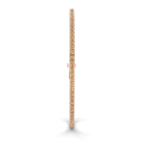9ct Rose Gold Darcy Round Lab Diamond Tennis Bracelet (2 Ct. Tw.) standing product image one