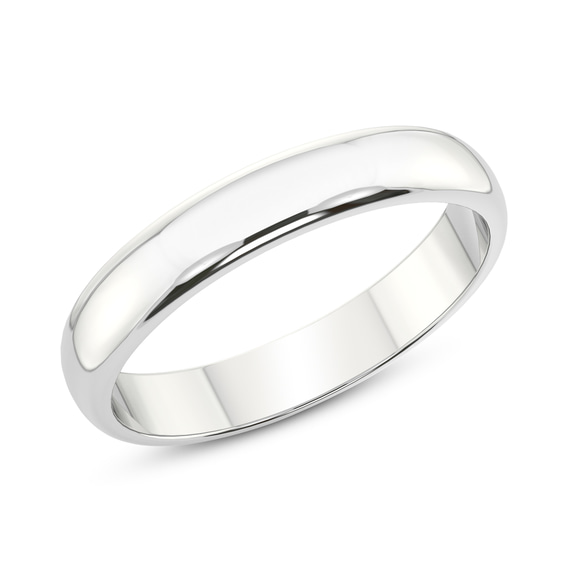 10kt White Gold Timeless Love Couple Rings top