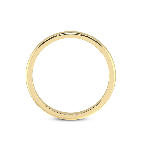 14kt Yellow Gold Timeless Love Couple Rings her right