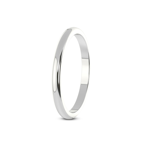 10kt White Gold Timeless Love Couple Rings her left