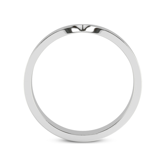 Platinum Everlasting Love Couple Rings (1/5 Ct. Tw.) right