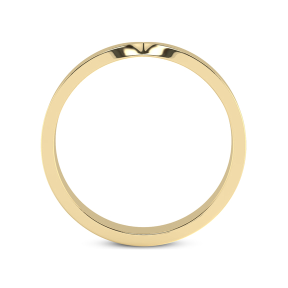 14kt Yellow Gold Everlasting Love Couple Rings (1/5 Ct. Tw.) right