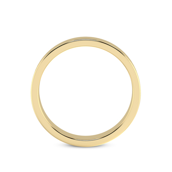14kt Yellow Gold Forever Love Couple Rings her right