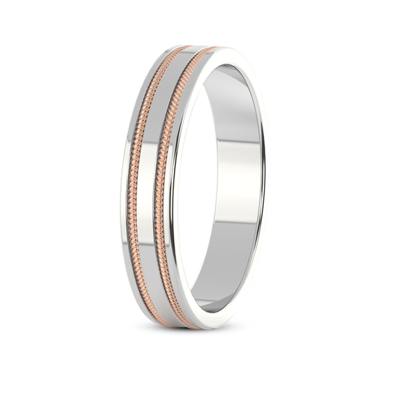10kt Rose Gold Irreplaceable Love Couple Rings left