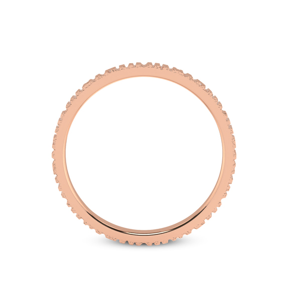 18ct Rose Gold Classic His & Her Couple Rings her right