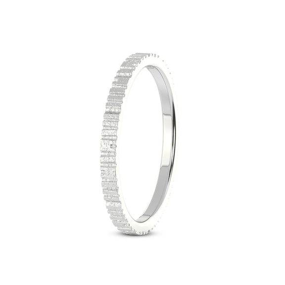 Platinum Classic His & Her Couple Rings her left