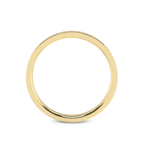 10kt Yellow Gold Endless Love Couple Rings her right