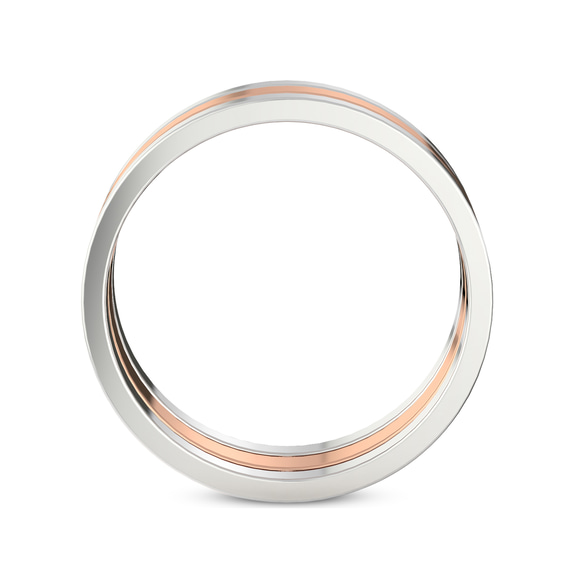 14kt Rose Gold Unfading Love Couple Rings (1/4 Ct. Tw.) right