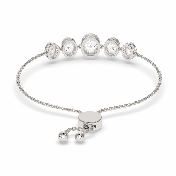 14kt White Gold Sophie Oval Five Stone Fashion Bracelet (2 Ct. Tw.) standing product image one