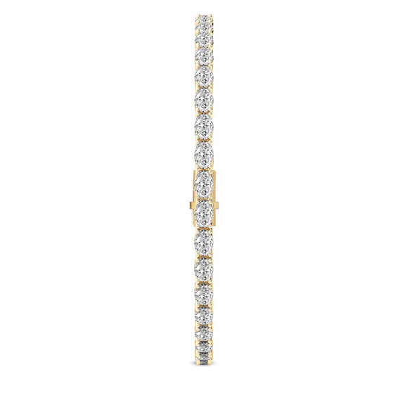10kt Yellow Gold Aldea Oval Lab Diamond Tennis Bracelet (3 Ct. Tw.) standing product image one