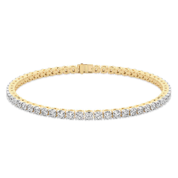 10kt Yellow Gold Darcy Round Lab Diamond Tennis Bracelet (2 Ct. Tw.) front image