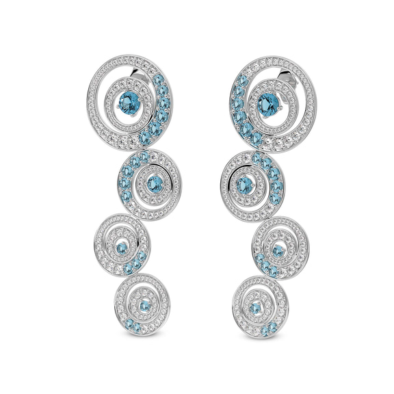 14ct White Gold The Ripple Earrings (6 Ct. Tw.) right
