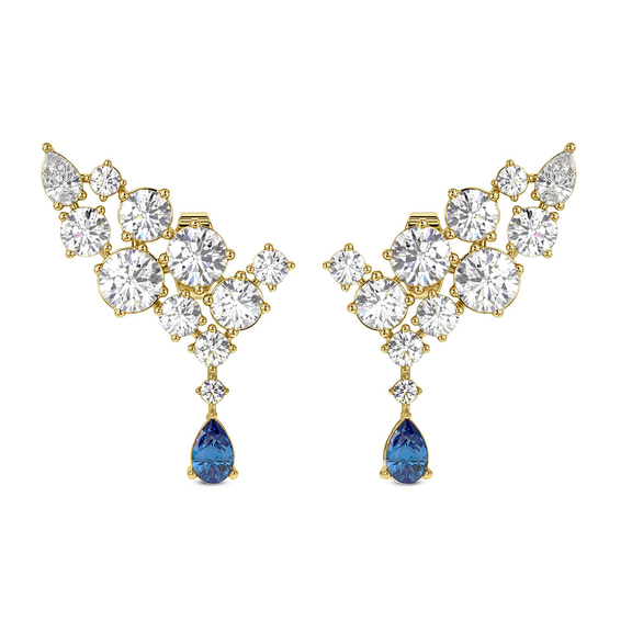 14ct Yellow Gold Ocean Drop Earrings (7 Ct. Tw.) front image