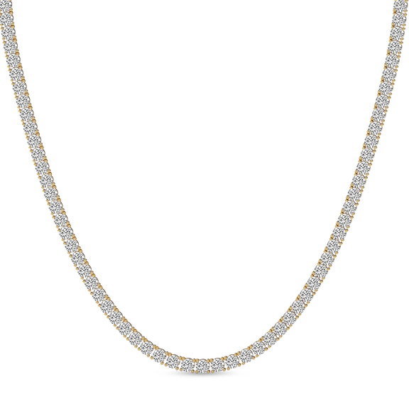 14kt Yellow Gold Naomi Round Lab Diamond Tennis Necklace (5 Ct. Tw.) front image