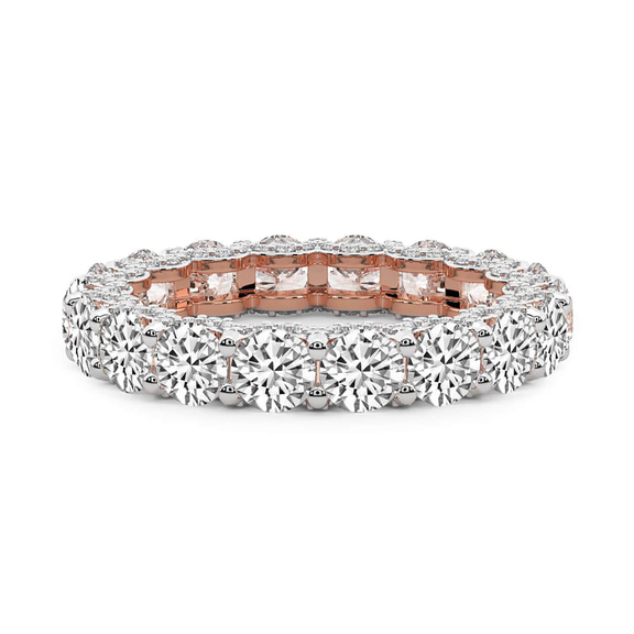 14kt Rose Gold Reona Round Lab Diamond Eternity Ring (2 Ct. Tw.) front image