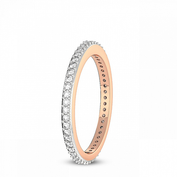 10kt Rose Gold Nora Wedding Band (3/8 Ct. Tw.) left