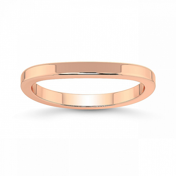 14kt Rose Gold Josi Wedding Band front image