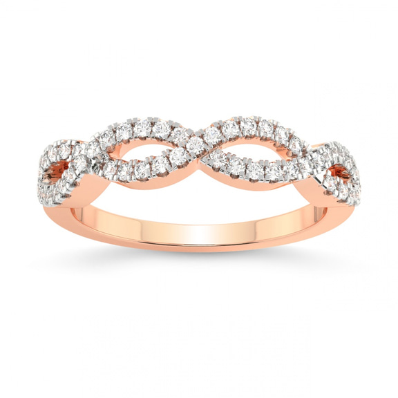 14kt Rose Gold Laine Wedding Band (1/4 Ct. Tw.) front image