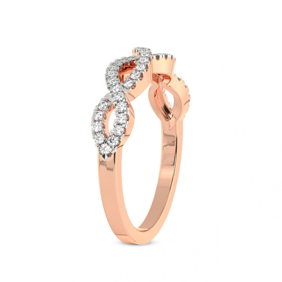 14kt Rose Gold Laine Wedding Band (1/4 Ct. Tw.) left