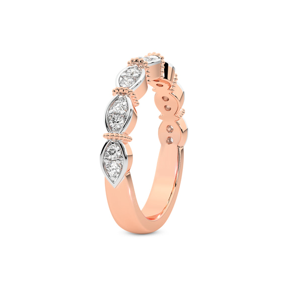 14kt Rose Gold Linda Wedding Band (1/3 Ct. Tw.) left