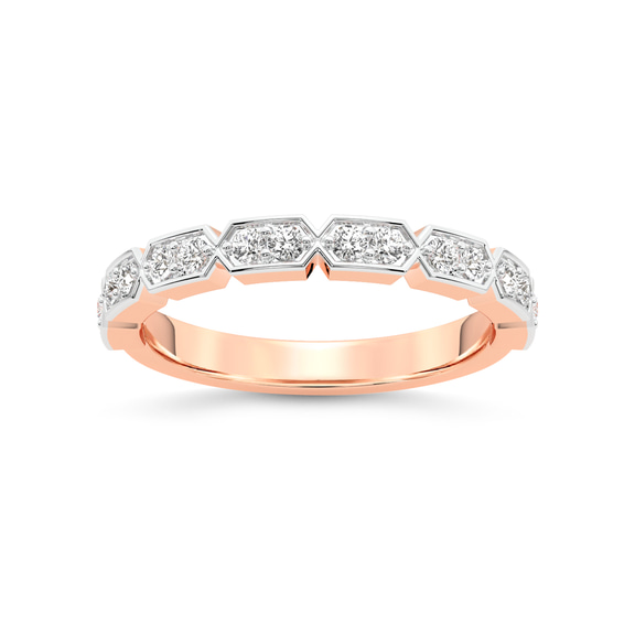 10kt Rose Gold Lara Wedding Band (1/5 Ct. Tw.) front image