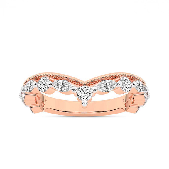 14kt Rose Gold Ruth Wedding Band (7/8 Ct. Tw.) front image
