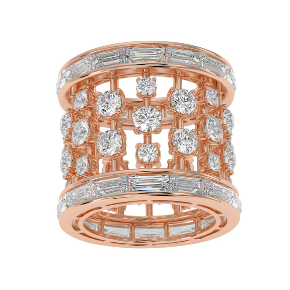 10kt Rose Gold The Barrel Cocktail Ring (9 Ct. Tw.) right