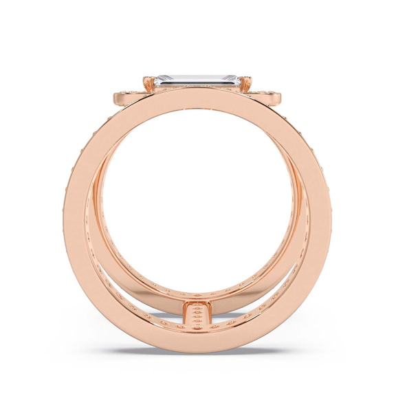 9ct Rose Gold The Diamond Trophy Cocktail Ring (1 3/4 Ct. Tw.) left