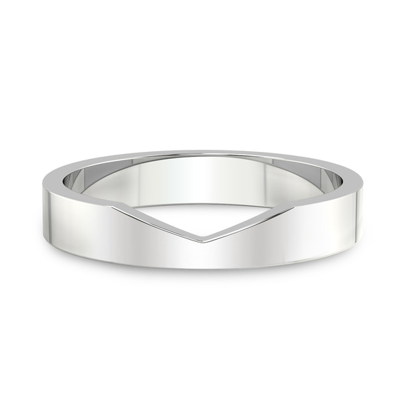 10kt White Gold Eternal Valley Men's Band front image